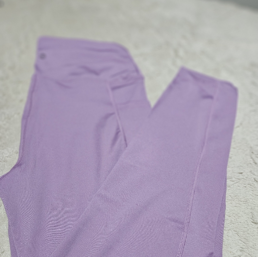 Balance Collection SzL Lilac Activewear Leggings With Side Pockets
